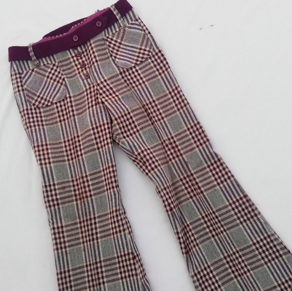 Vintage Plaid Pants - Picture 1 of 8